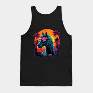 Retro Wave Andalusia Horse Tank Top